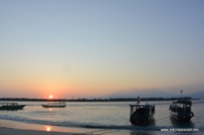 sunrise at Gili Trawangan